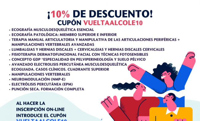 VUELTA AL COLE 20% y10% DE DESCUENTO – ¿Qué tienes que hacer?